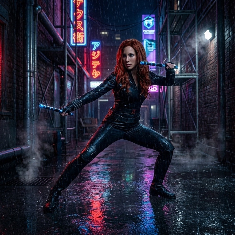 Civil War Black Widow Costume Adult Large 810973 Black Jumpsuit Rubies Marvel
